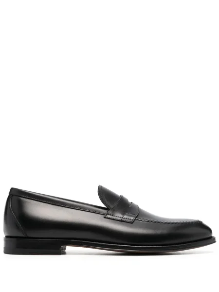 Pantofi loafer Scarosso din piele negru