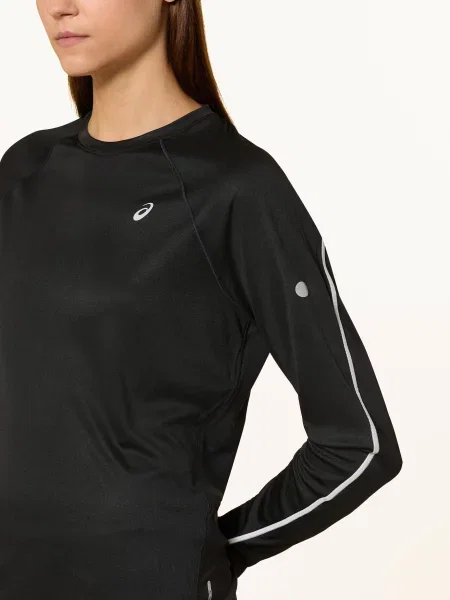 Běžecké tričko longsleeve ASICS Road Lite-Show performance black černé