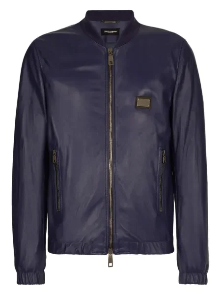 Geanta de piele Dolce & Gabbana albastru