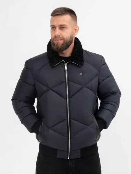 Пуховик D&V couture синій