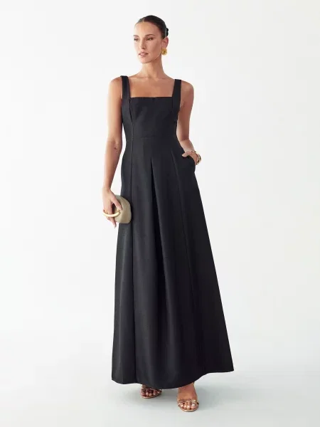 Willa Rochie de seară LEONNE' negru