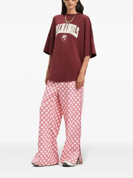 Pantaloni Palm Angels roz