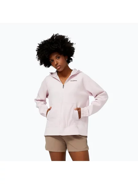 Tréninková bunda New Balance Achiever Tech Fleece růžová
