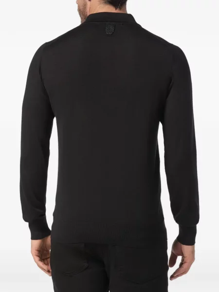 Pulover Billionaire cu autograf negru