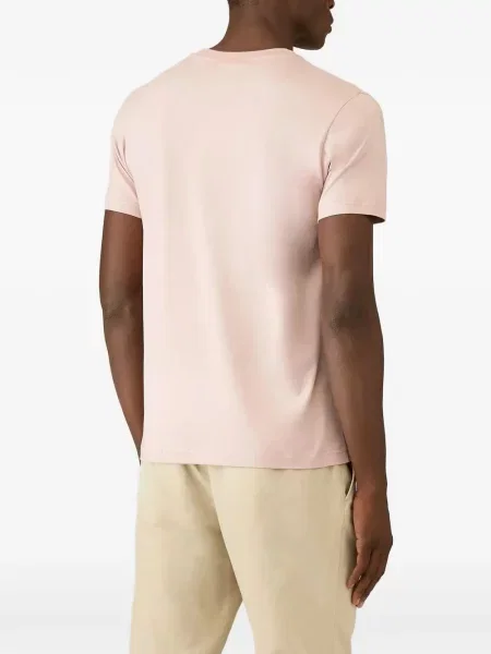 Scurt tricou Sunspel roz