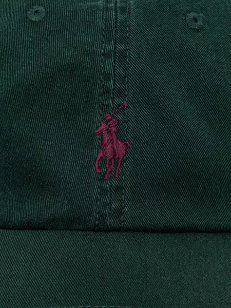 Polo Ralph Lauren Șapcă CLS SPRT jad / roșu bordeaux verde