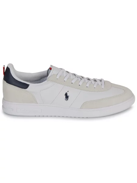 Boty Polo Ralph Lauren BEDFORD RIB-SNEAKERS-LOW TOP LACE bílé