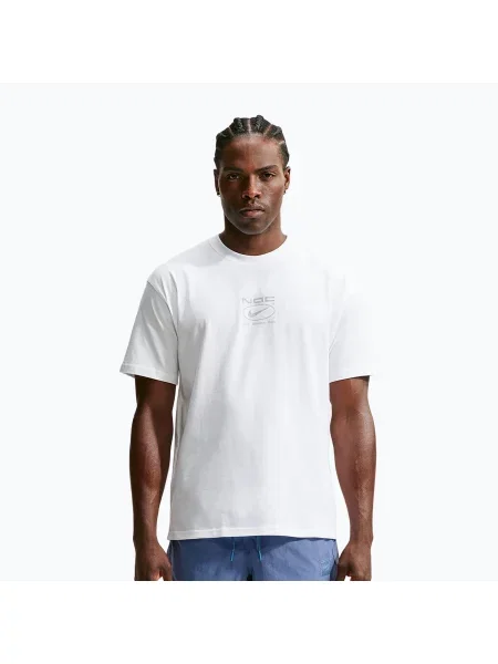 Tricou de antrenament bărbați Nike N.A.C. white/ight smoke grey alb