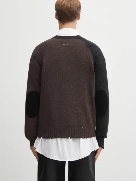 Вовняний кардиган Maison Margiela чорний