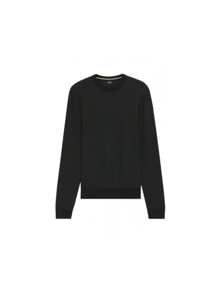 BOSS Sweter H-Habito czarny