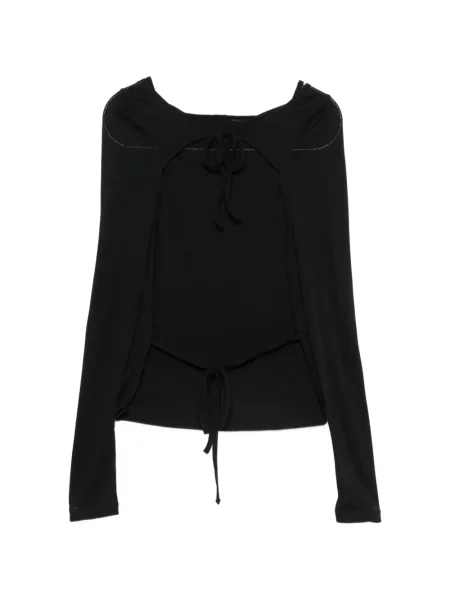 Lung tricou Eckhaus Latta negru