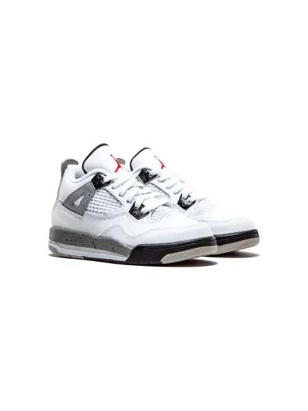 Sneakersy dziecięce Jordan 4 Retro białe