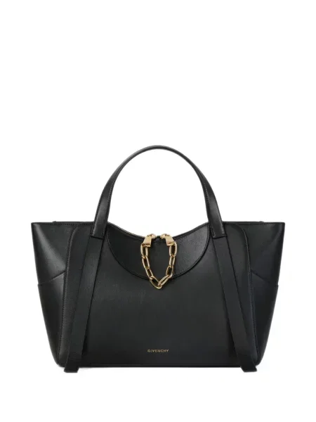 Bőr kézitáska Givenchy fekete