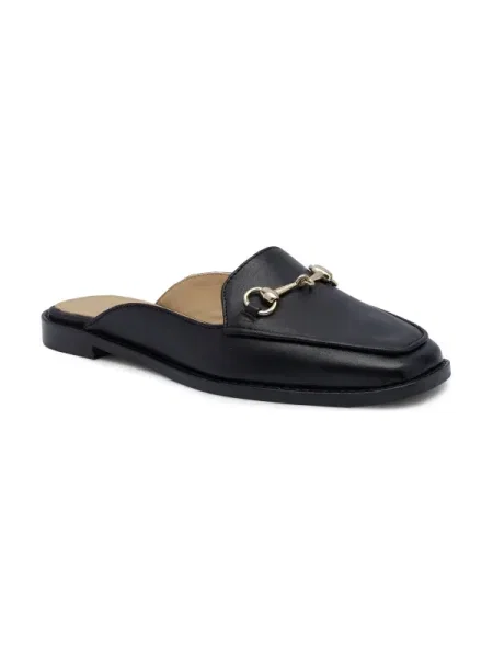 Alohas De piele mules încălțăminte Kais negru