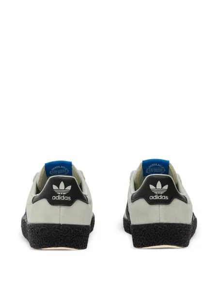 Sneakerși Adidas Gazelle din piele cu bretele albastru