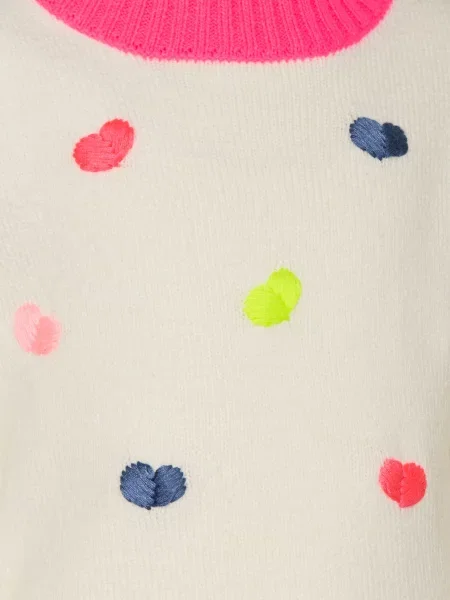Billieblush Sweter weiss żółty