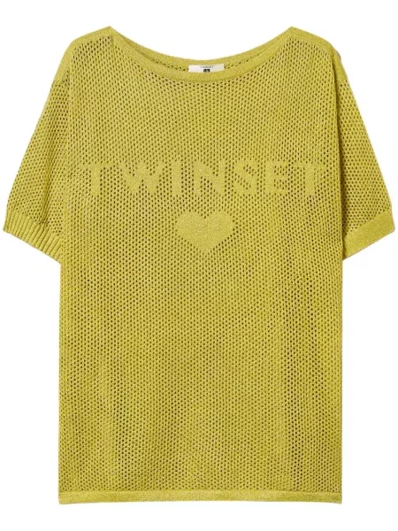 Tricou Twinset tricotate galben
