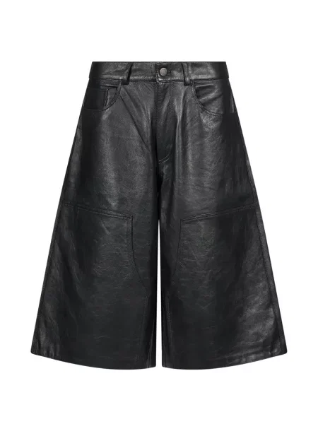 Pantaloni scurți Haikure din piele negru