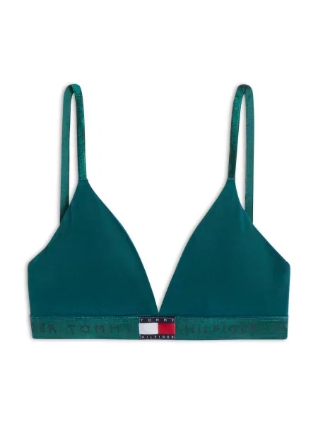 Tommy Hilfiger Underwear Podprsenka SHINE námořnická modř / jedle / červená bílá