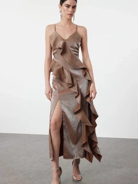 Rochie Trendyol maro