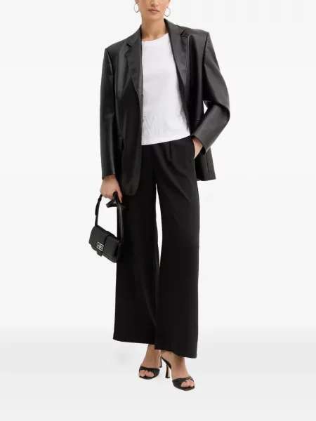 Tricou Armani Exchange cu autograf alb