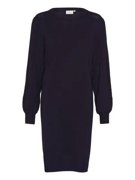 Kaffe Úpletové šaty KA Lone tmavě fialová