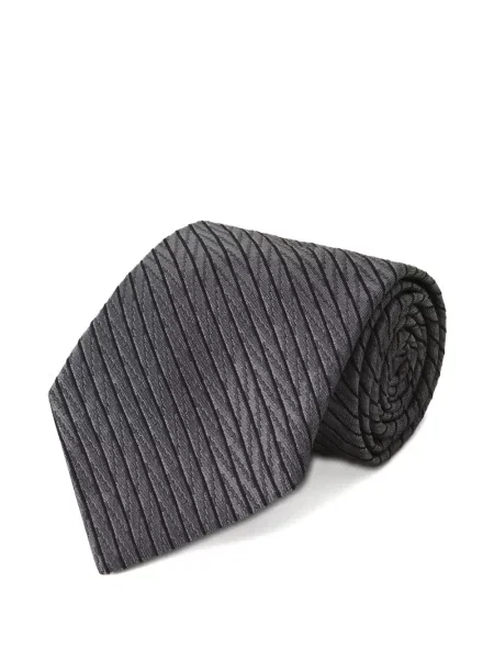 Cravată Lanvin de mătase gri