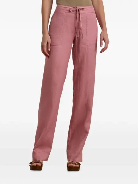 Παντελόνι Lauren Ralph Lauren με κορδόνι ροζ