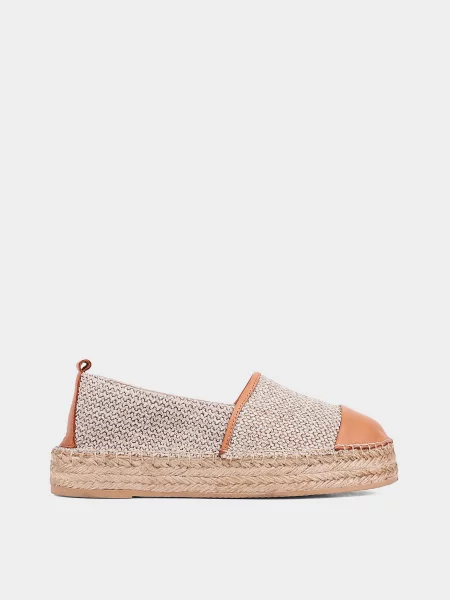 Эспадрильи Attizzare бежевые