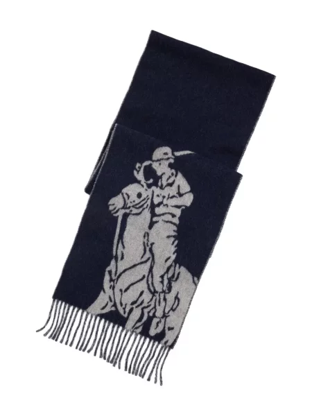 Șosete Polo Ralph Lauren cu 5 buzunare cu broderie tricotate albastru