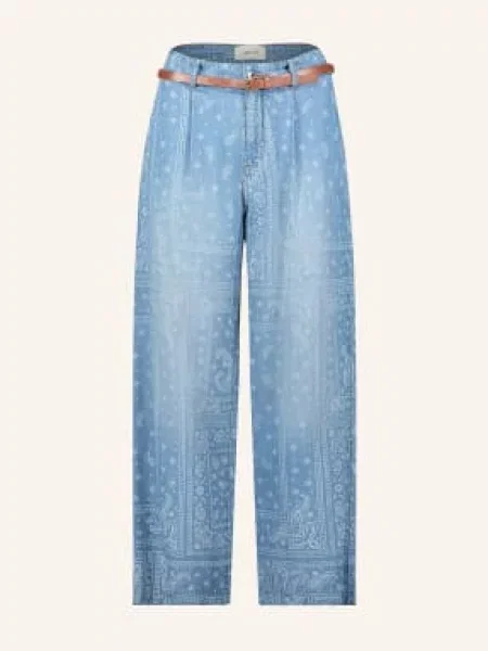 Cartoon Dżinsy Typu Mom blau niebieskie