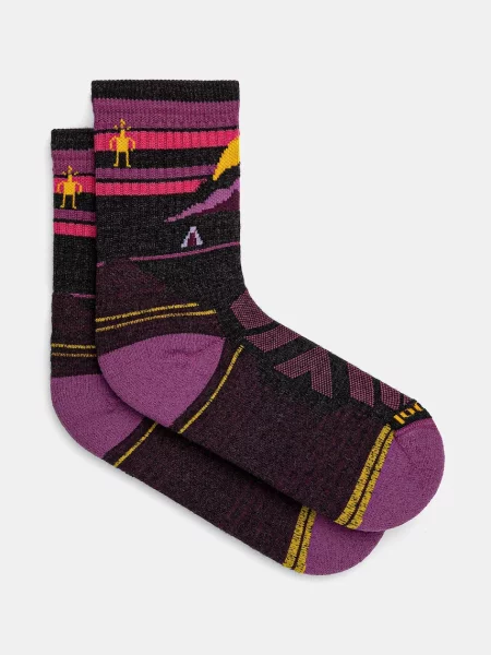 Чорапи Smartwool Hike Light Cushion Mountain виолетово