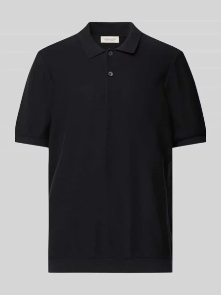 Koszulka polo kroju relaxed fit z fakturowanym wzorem model ‘EDWARD’ Casual Friday