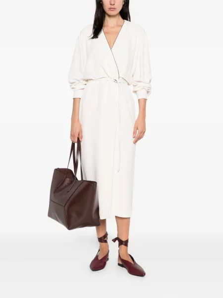 Rochie Brunello Cucinelli plic alb