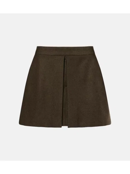 Fustă Ami Paris de lână maro