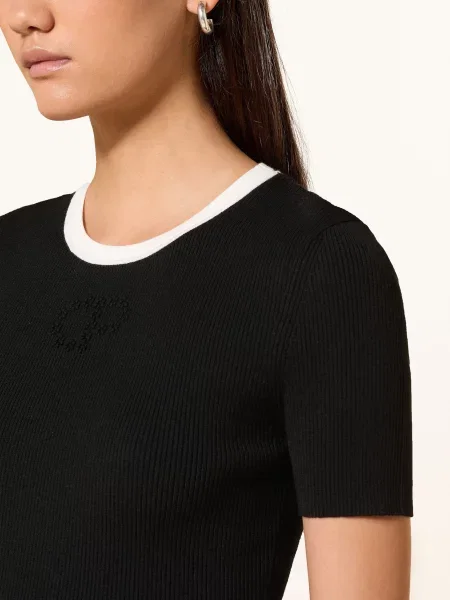 Claudie Pierlot T-Shirt schwarz biała
