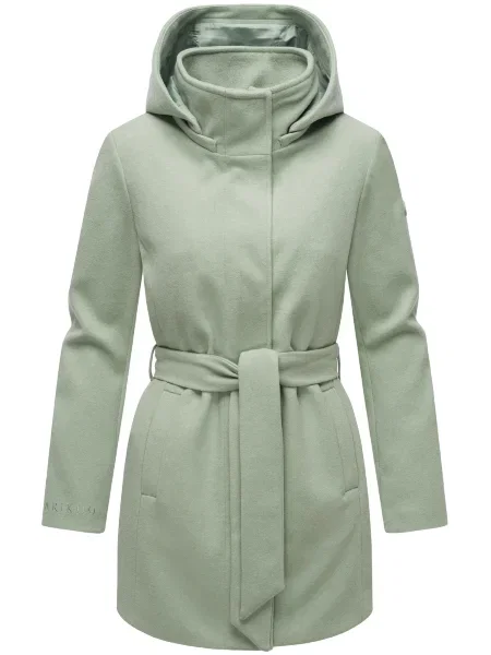 MARIKOO Prijelazni kaput Katalinaa pastelno zelena