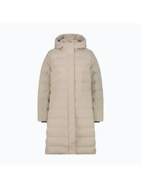 Palton căptușit pentru femei CMP Coat Fix Hood kaki
