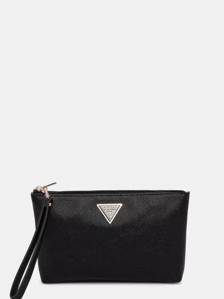 Kozmetička torbica Guess LAUREL crna
