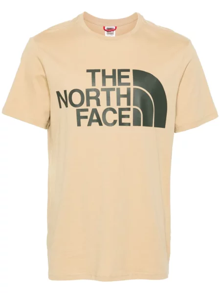 Tricou The North Face cu imagine maro