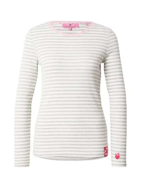 LIEBLINGSSTÜCK Tricou Nashi roz / argintiu alb