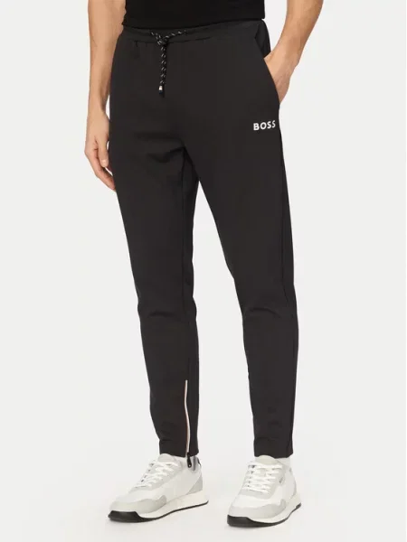 BOSS Spodnji del trenirke Toc Spin črna