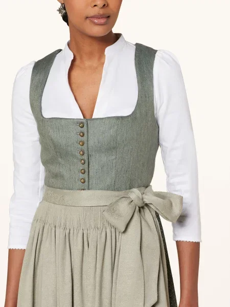 Gottseidank Dirndl Halenka Pompadour Se Lnem reiweiß