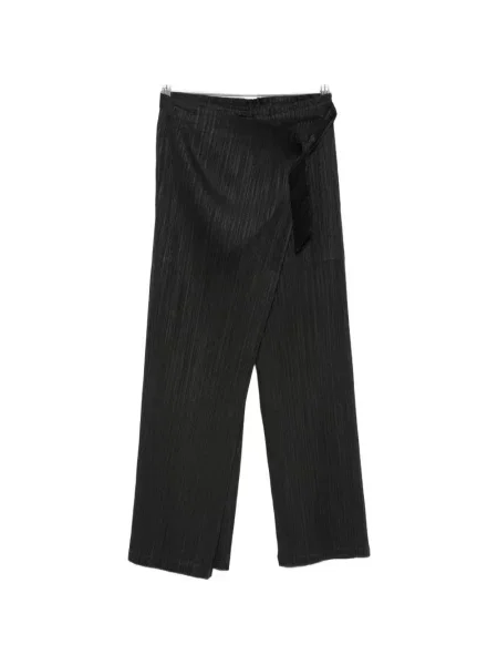 Pantaloni plisați Pleats Please Issey Miyake negru