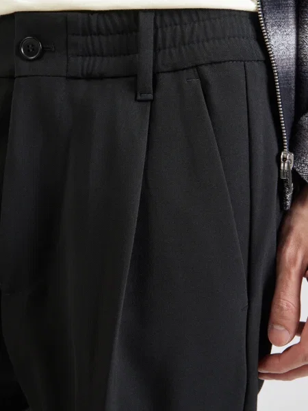 DRYKORN Pantaloni cu dungă CHASY negru