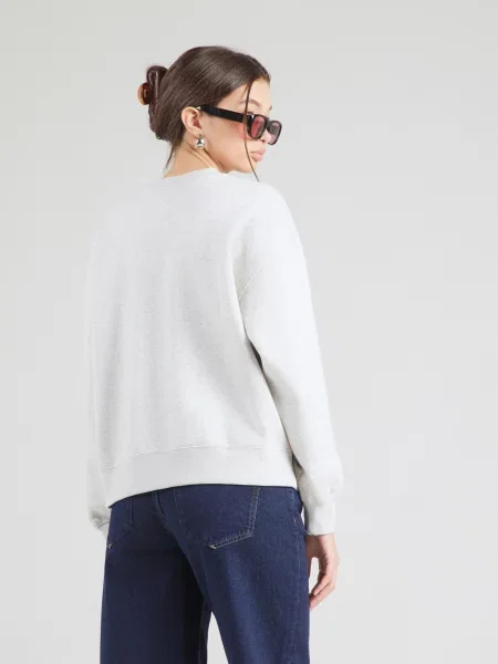 Levi's mikina dámska s bavlnou EVERYDAY CREW sivá