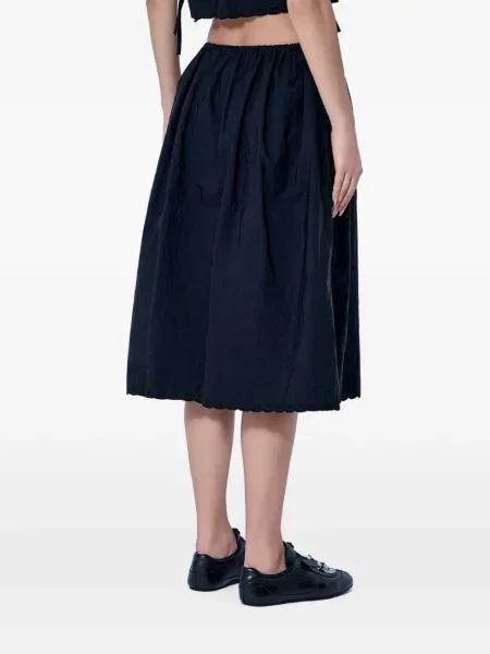 Fustă midi Cecilie Bahnsen negru