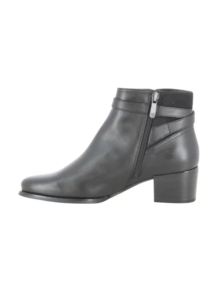 Lniane buty do kostki Regarde Le Ciel czarne