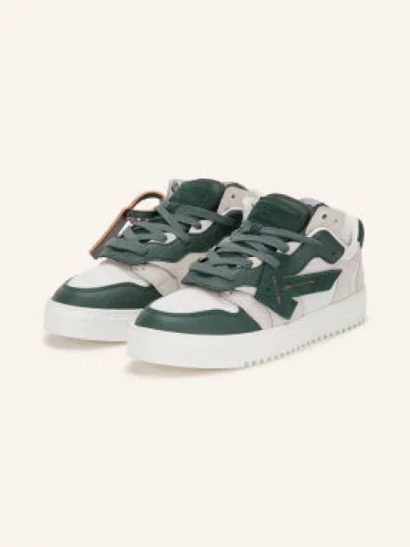 Off-White Sneakersy Floating Arrow tmavě zelená bílá