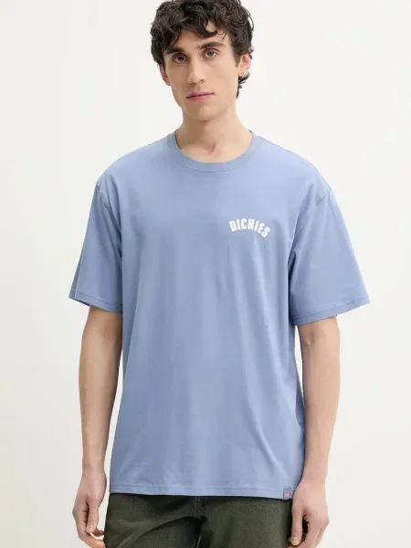 Tričko Dickies s potiskem modrá